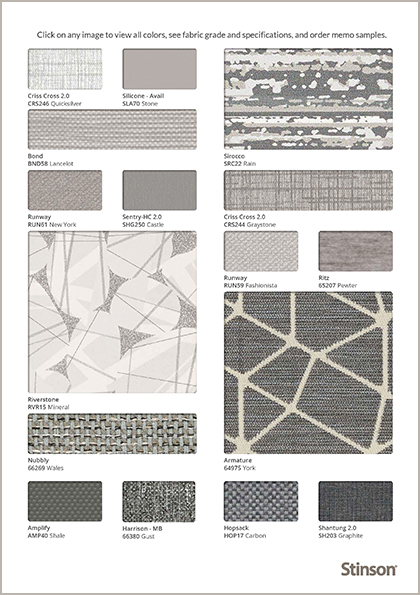 Fabric Options for Furniture - Stance Healthcare